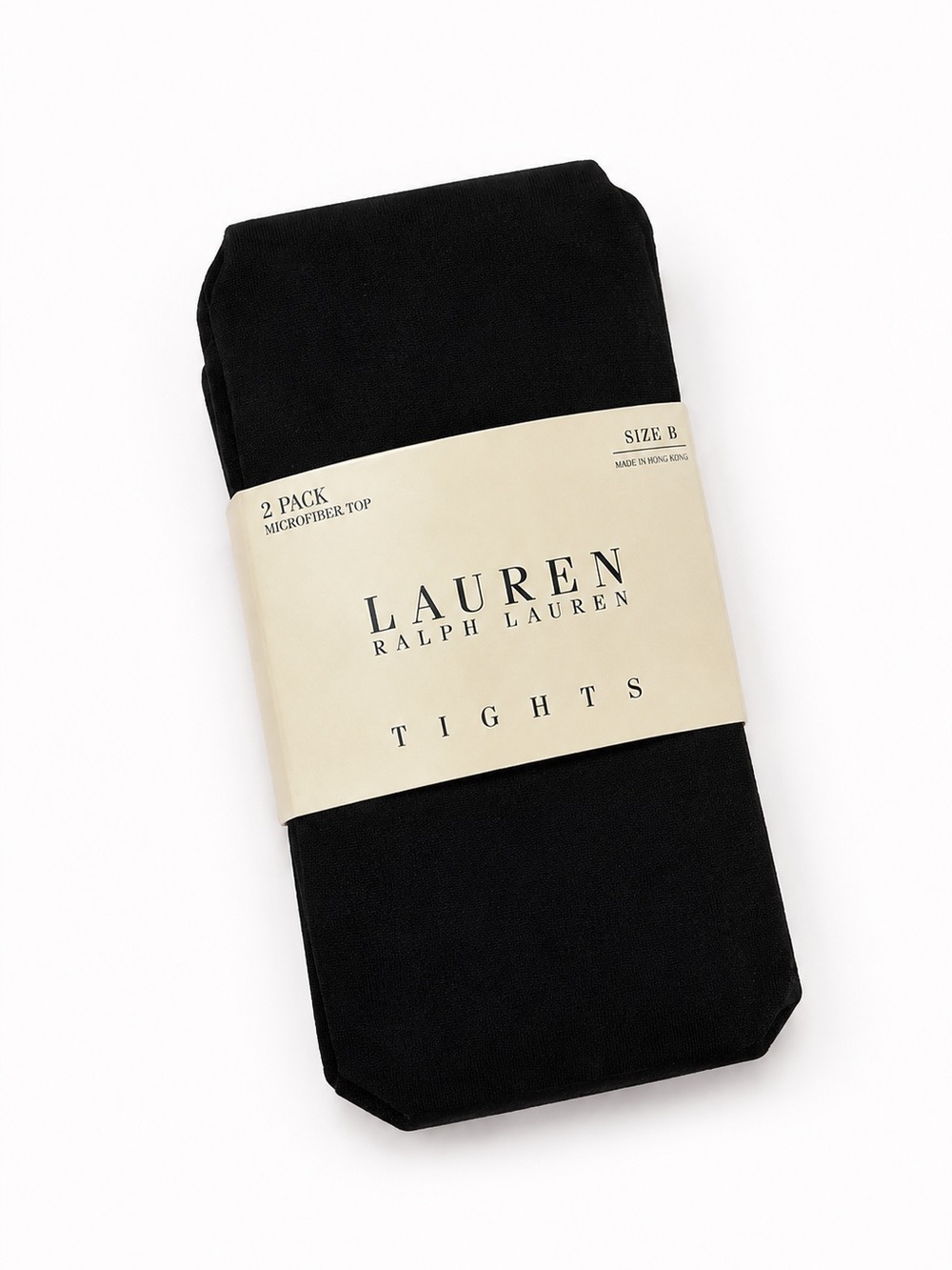Vintage Made In USA Lauren Ralph Lauren Black Tights Medium B Non Control Top